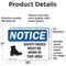 Signmission 7 in Height, 10 in Width, Vinyl Decal, Rectangle OS-2PACK-NS-D-710-L-16533 - alternate 3